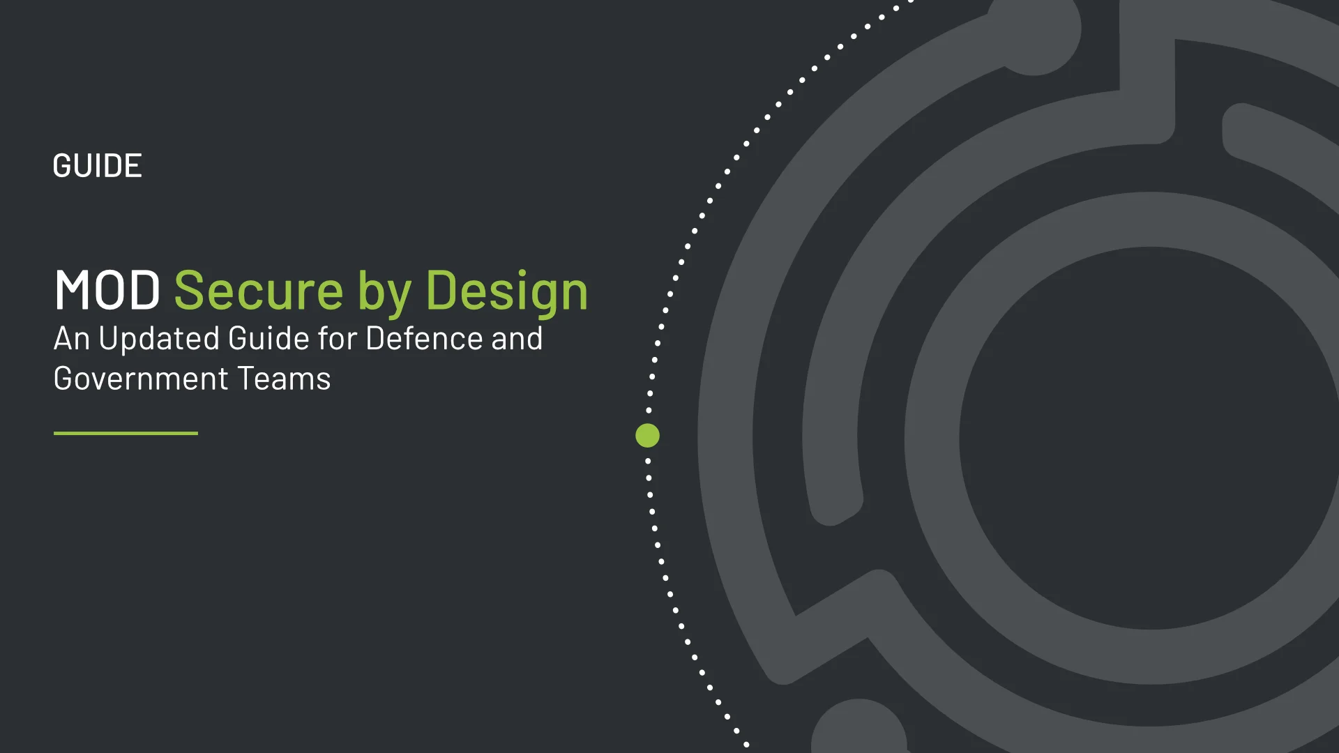 MOD Secure by Design – A Practical Guide for Defence and Government